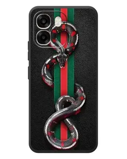 Чохол для OPPO A6 з картинкою «Gucci — змія на смузі»