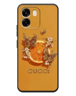 Чохол для OPPO A6 з картинкою «Gucci — золоті метелики»