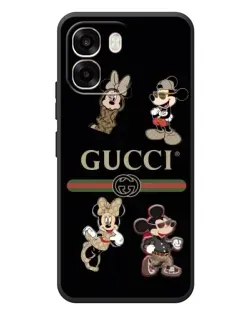 Чохол для OPPO A6 з картинкою «Gucci — герої Disney та монограма»