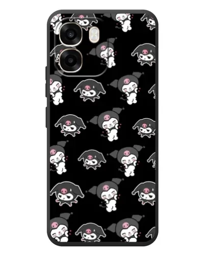 Чохол для OPPO A6 з картинкою «Чорний паттерн Kuromi» Чохол для OPPO A6 з картинкою «Чорний паттерн Kuromi»