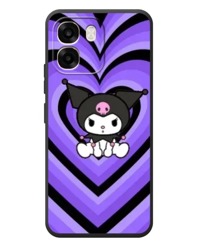Чохол для OPPO A6 з картинкою «Kuromi та фіолетові серця» Чохол для OPPO A6 з картинкою «Kuromi та фіолетові серця»