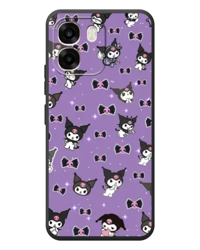 Чохол для OPPO A6 з картинкою «Kuromi — патерн» Чохол для OPPO A6 з картинкою «Kuromi — патерн»