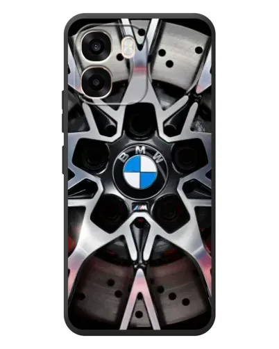 Чехол для OPPO A6 с картинкой «BMW — деталь диска»