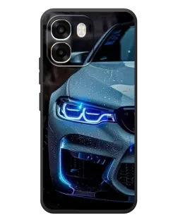 Чехол для OPPO A6 с картинкой «Взгляд BMW с синими фарами» Чехол для OPPO A6 с картинкой «Взгляд BMW с синими фарами»