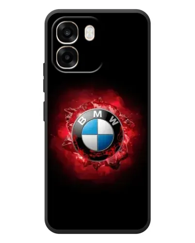 Чехол для OPPO A6 с картинкой «Логотип BMW — вспышка»