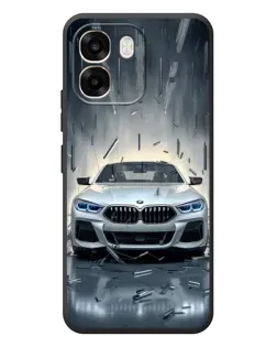 Чехол для OPPO A6 с картинкой «BMW в свете фар»