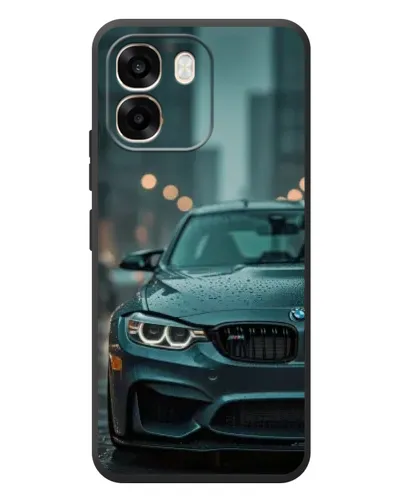 Чехол для OPPO A6 с картинкой «BMW в огнях города»