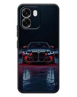 Чехол для OPPO A6 с картинкой «BMW на мокрой дороге»