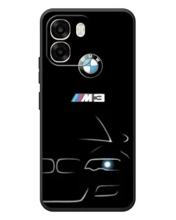 Чехол для OPPO A6 с картинкой «Минималистичный принт BMW M3»