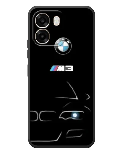 Чехол для OPPO A6 с картинкой «Минималистичный принт BMW M3»