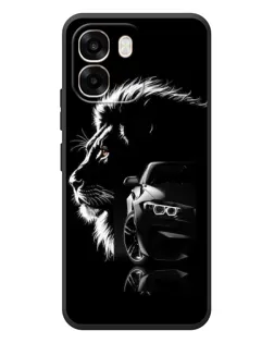 Чехол для OPPO A6 с картинкой «BMW и лев»