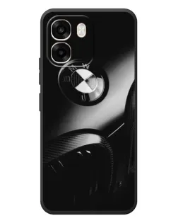 Чехол для OPPO A6 с картинкой «Эмблема BMW — макро»