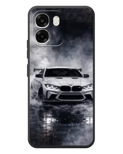 Чехол для OPPO A6 с картинкой «BMW сквозь туман»