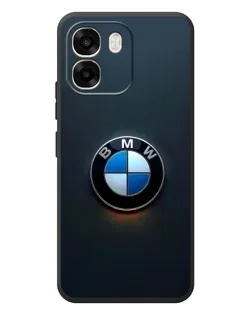 Чехол для OPPO A6 с картинкой «Логотип BMW — минимализм»
