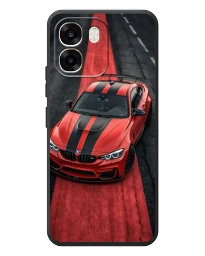 Чехол для OPPO A6 с картинкой «BMW на красной дорожке»