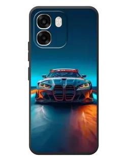 Чохол для OPPO A6 з картинкою «BMW — вогні неону»