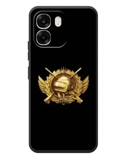 Чехол для OPPO A6 с картинкой «PUBG — оранжевый градиент»