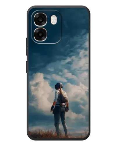 Чехол для OPPO A6 с картинкой «Герой PUBG на скале» Чехол для OPPO A6 с картинкой «Герой PUBG на скале»