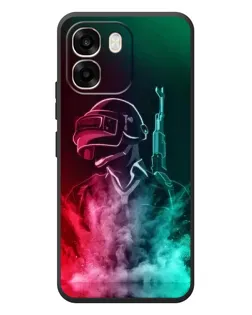 Чехол для OPPO A6 с картинкой «PUBG — огненный воин»