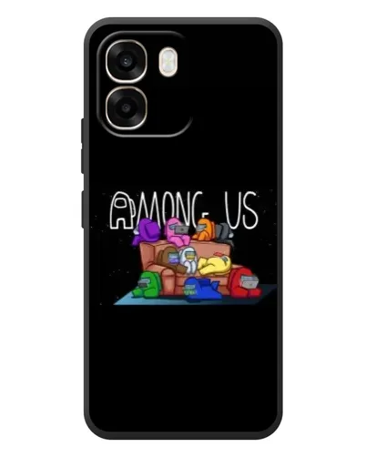 Чехол для OPPO A6 с картинкой «Логотип Among Us» Чехол для OPPO A6 с картинкой «Логотип Among Us»