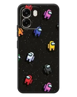 Чехол для OPPO A6 с картинкой «Космический паттерн Among Us»