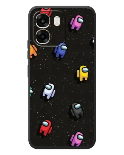 Чехол для OPPO A6 с картинкой «Космический паттерн Among Us» Чехол для OPPO A6 с картинкой «Космический паттерн Among Us»