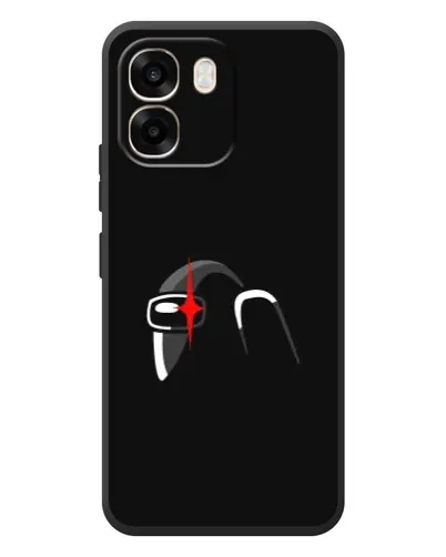 Чехол для OPPO A6 с картинкой «Among Us шлем» Чехол для OPPO A6 с картинкой «Among Us шлем»