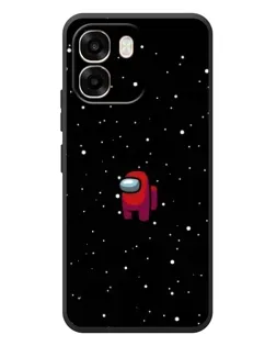 Чехол для OPPO A6 с картинкой «Красный Among Us»