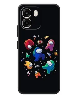 Чехол для OPPO A6 с картинкой «Among Us космос»