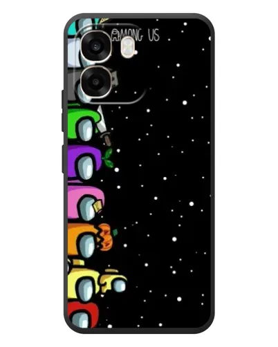 Чехол для OPPO A6 с картинкой «Команда Among Us» Чехол для OPPO A6 с картинкой «Команда Among Us»