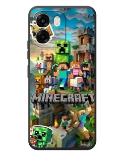 Чехол для OPPO A6 с картинкой «Замок Minecraft»