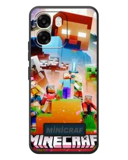 Чехол для OPPO A6 с картинкой «Minecraft герои игры»