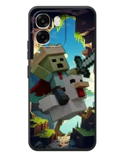 Чехол для OPPO A6 с картинкой «Стив и гусь»