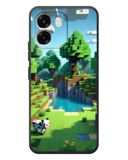Чехол для OPPO A6 с картинкой «Minecraft летний день»