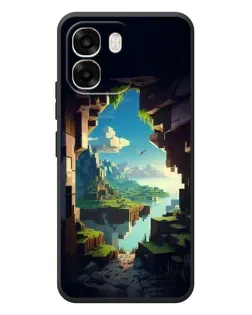 Чехол для OPPO A6 с картинкой «Вид из пещеры»