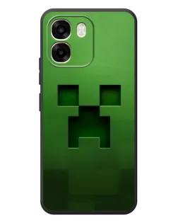 Чехол для OPPO A6 с картинкой «Крипер микро-дизайн»