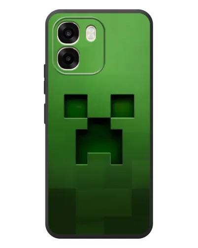 Чехол для OPPO A6 с картинкой «Крипер микро-дизайн» Чехол для OPPO A6 с картинкой «Крипер микро-дизайн»