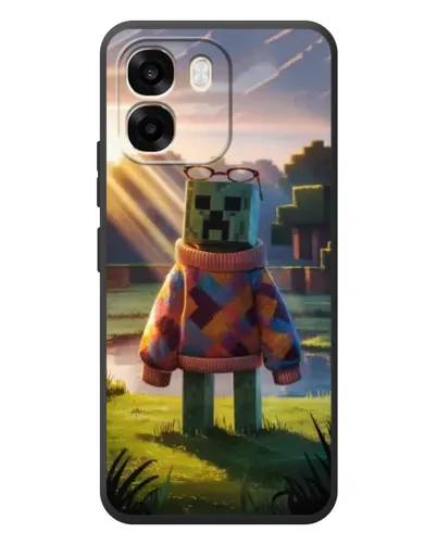 Чехол для OPPO A6 с картинкой «Крипер в свитере» Чехол для OPPO A6 с картинкой «Крипер в свитере»