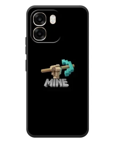 Чехол для OPPO A6 с картинкой «Алмазная кирка» Чехол для OPPO A6 с картинкой «Алмазная кирка»
