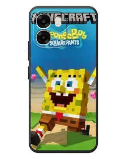 Чохол для OPPO A6 з картинкою «Губка Боб Minecraft» Чохол для OPPO A6 з картинкою «Губка Боб Minecraft»