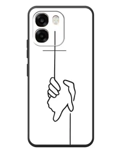 Чохол для OPPO A6 з картинкою «Рука тримає»