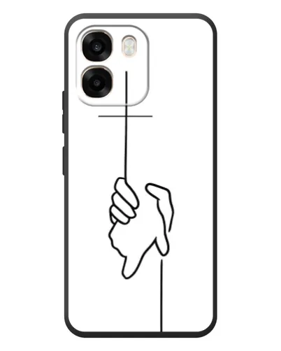 Чохол для OPPO A6 з картинкою «Рука тримає»