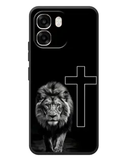 Чохол для OPPO A6 з картинкою «Лев та Хрест»