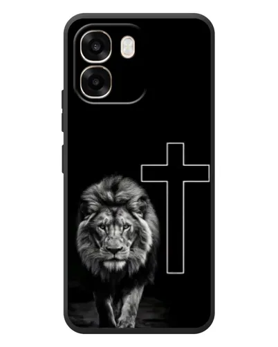 Чохол для OPPO A6 з картинкою «Лев та Хрест»