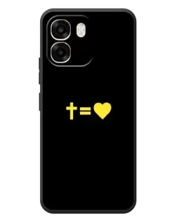 Чохол для OPPO A6 з картинкою «Серце та Хрест»