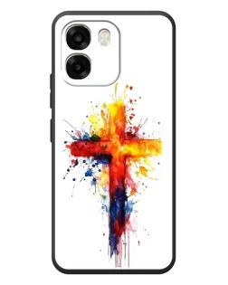 Чохол для OPPO A6 з картинкою «Акварельний хрест»
