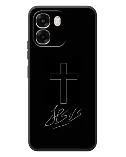 Чохол для OPPO A6 з картинкою «Графічний хрест Jesus» Чохол для OPPO A6 з картинкою «Графічний хрест Jesus»
