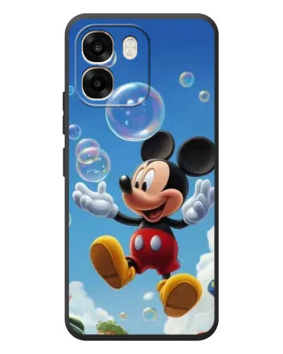 Чохол для OPPO A6 з картинкою «Mickey та мильні бульбашки»