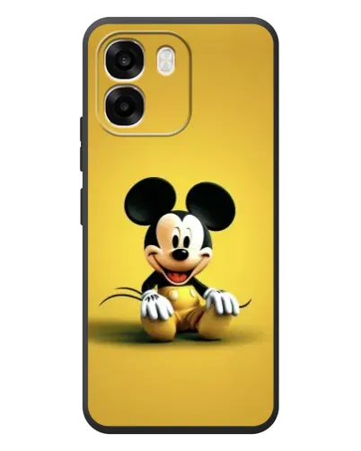 Чохол для OPPO A6 з картинкою «Міккі на жовтому»