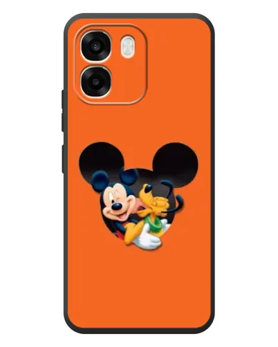 Чохол для OPPO A6 з картинкою «Серце Міккі Мінні»